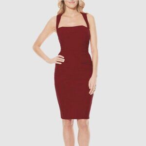 Laundry By Shelli Segal Twist Back Jersey Body-Con Dress